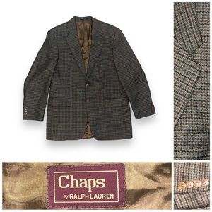 Chaps By Ralph Lauren Blazer Sports Coat Jacket Men’s 42T Plaid
